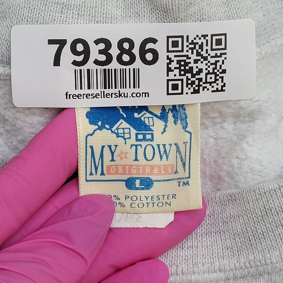 Vintage 80s Penn-State Sweatshirt Large 22x26 Nittany-Lions - Picture 8 of 14